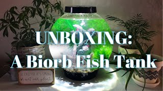 Unboxing A Biorb Fish Tank [upl. by Jasik]