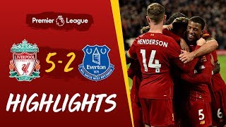 Liverpool 52 Everton  Fivestar Reds win Merseyside derby  Highlights [upl. by Harlin]