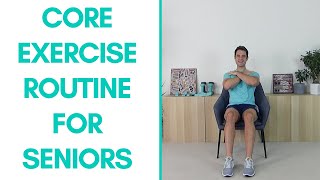 10Minute Seated Core Workout for Seniors  Easy amp Effective [upl. by Angell335]