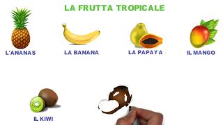 LA FRUTTA lessico italiano [upl. by Teodoro]