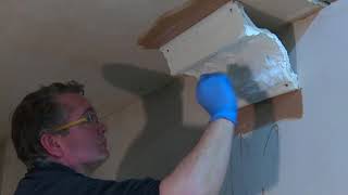 How to Mould Plaster Cornice in situ [upl. by Elma]