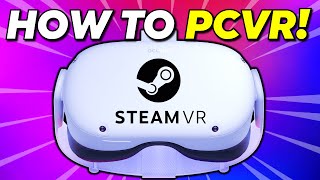 How to Play PCVR on Quest 2 Airlink Virtual Desktop amp Oculus link [upl. by Corrie]