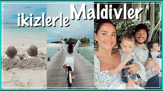 MALDİVLER  6 AYLIK İKİZLERLE VLOG [upl. by Ahcorb]