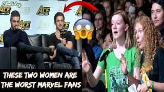 Tom Hollands Rude Fans Insult Sebastian Stan amp Anthony Mackie Shuts Them Down [upl. by Elli93]