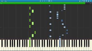 Loituma  Ievan Polkka Piano Tutorial Synthesia v2 [upl. by Salvucci155]