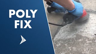 Poly Fix  Concrete Repair Binder  Healer  Mender  for Cracks amp Spalls [upl. by Tristam973]