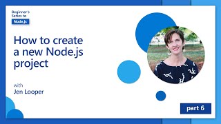 How to create a new Nodejs project 6 of 26  Nodejs for Beginners [upl. by Icnan882]