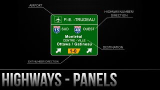 Highway  Freeway Panels Explained [upl. by Weismann]