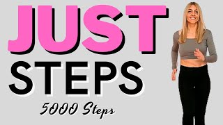 🔥ONLY STEPS WORKOUT for LAZY DAYS🔥5000 STEPS WORKOUT🔥CALORIE BURN FOR LAZY DAYS🔥REGULARSIDE STEPS🔥 [upl. by Akenat363]