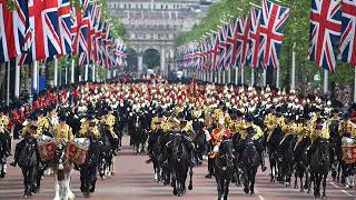 FAMOUS BRITISH MARCHES  BLACK DYKE BAND Massed Band [upl. by Normac]