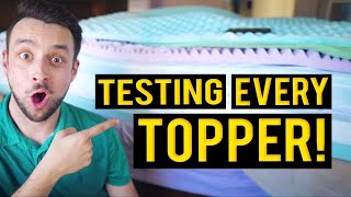 Testing Amazon Mattress Toppers  BLIND TEST [upl. by Dav]