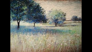 TUTO PAYSAGE EN DESSIN PASTEL [upl. by Kori]