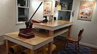 Building a Leather Workbench and Tool Storage Workshop Build [upl. by Aipmylo10]