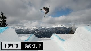 How To Backflip On Skis [upl. by Kcired]