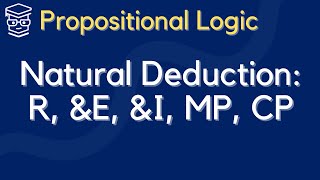 Natural Deductive Logic RULES 1 R ampE ampI MP CP [upl. by Stalk536]