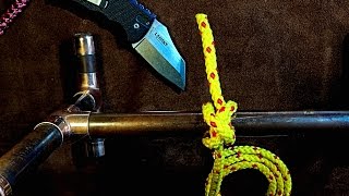 Constrictor Knot Tying with Working End amp Folded Method  How to Tie [upl. by Zealand651]