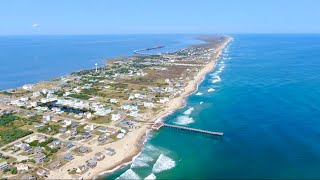 Rodanthe Pier Aerial Tour  Hatteras Island  Rodanthe NC [upl. by Lilithe]