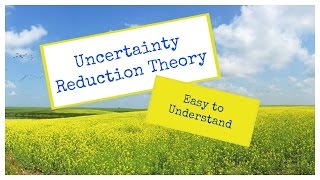 Uncertainty Reduction Theory [upl. by Annecorinne]