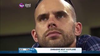 ICC WT20 Scotland vs Zimbabwe Highlights [upl. by Oremodlab811]