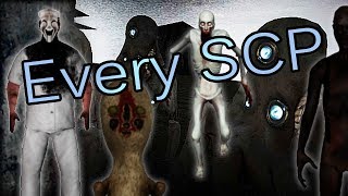 Every SCP in SCP Containment Breach v137 [upl. by Ber]