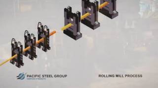 Pacific Steel Rolling Mill Process [upl. by Noni]