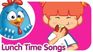 Lunch Time Songs  Lottie Dottie Chicken  Nursery Rhymes For Kids [upl. by Leelaj]