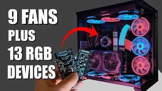 How To Install a Fan Hub  How To Install an Addressable RGB Hub [upl. by Skoorb]