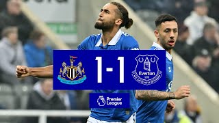 NEWCASTLE 11 EVERTON  Premier League highlights [upl. by Jacobah]