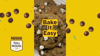 Smores Stuffed Chocolate Chip Cookies  Bake It Easy with Nestle Toll House [upl. by Mindi]