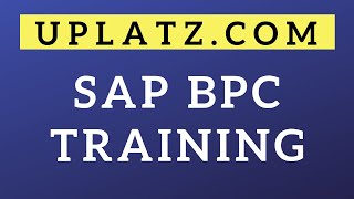 SAP BPC Training amp Certification  SAP Business Planning and Consolidation  SAP BPC Tutorial Uplatz [upl. by Akli998]