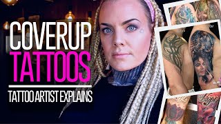 COVERUP TATTOOS⚡Everything you need to know about tattooing coverups [upl. by Eirallam]