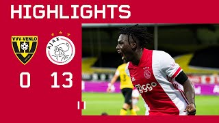 Highlights  VVVVenlo  Ajax  Eredivisie [upl. by Asserrac]