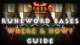 Diablo 2 Resurrected  How to Find amp Socket Runeword Bases  Everything You Need to Know Guide [upl. by Lancelot]