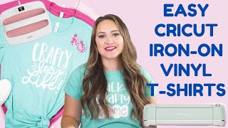 BEST Cricut IronOn TShirt Tutorial for Beginners  StepbyStep Tutorial  Sweet Red Poppy [upl. by Nwahsd]