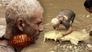 Catching A MONSTER Goonch Catfish  CATFISH  River Monsters [upl. by Hakan]