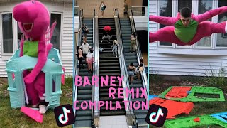 EXTREME Barney Remix TikTok Dance Compilation [upl. by Enileve]