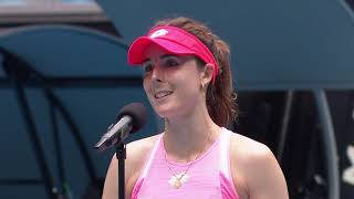 Alizé Cornet oncourt interview  Melbourne Summer Series 2021 [upl. by Nuahsel543]