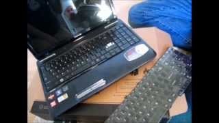 Toshiba Keyboard Replacement  Satellite Laptop [upl. by Cliff]