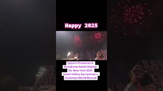 Qatar Fireworks amp Pyrodrone Display [upl. by Bald]