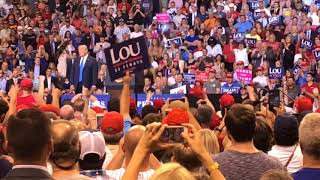 Scenes from inside the Trump rally WilkesBarre Pa [upl. by Travis]