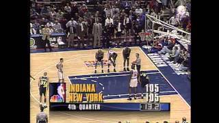 Reggie Miller Scores 8 Points in 89 Seconds [upl. by Troc]