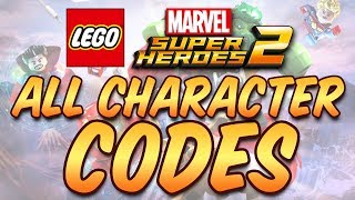 Lego Marvel Super Heroes 2  All Character Cheat Codes [upl. by Haididej810]