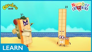 Twenty One and Twenty Two  Numberblocks [upl. by Joyann]