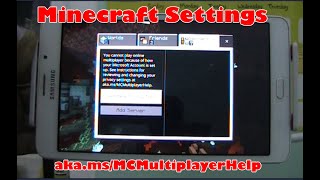 Multiplayer Minecraft Setting akamsmultiplayerHelp via Minecraft Pocket Edition [upl. by Kerwin]