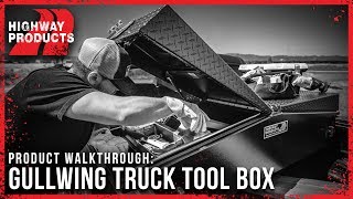 Highway Products Gullwing Truck Toolbox [upl. by Faith]