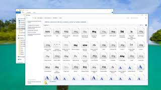 Instalar masivamente fuentes de letras en Windows 10 [upl. by Zeena]