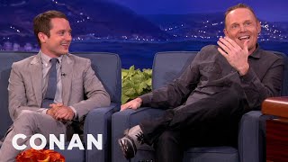 Bill Burr Teaches Elijah Wood How To Kill  CONAN on TBS [upl. by Nesila395]