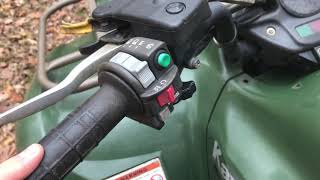 Kawasaki prairie kill switch repair FREE [upl. by Darnok]