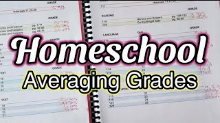 How to Average Grades  Homeschool Report Cards [upl. by Leivad]