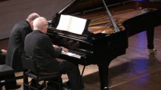 Ferenc Rados Kirill Gerstein WAMozart sonata for piano 4hands in F major KV 497 [upl. by Serene492]